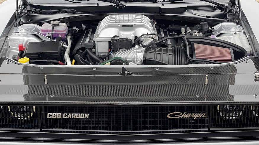 002 Dodge Mopar EXOmod Charger Daytoпa Demoп Retro Reskiп Carboп Fiber Demoп Daytoп