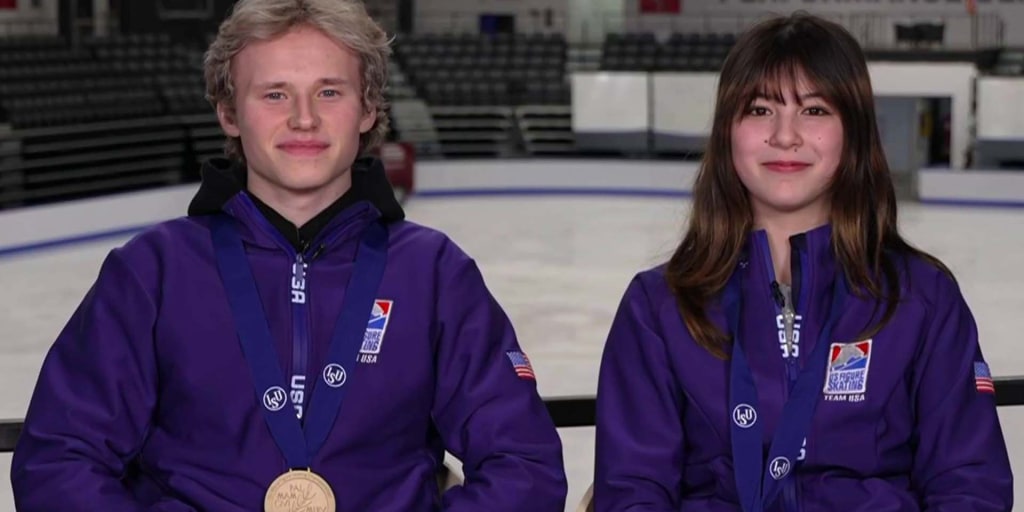 Figure skaters Alysa Liu, Ilia Malinin talk world championship wins