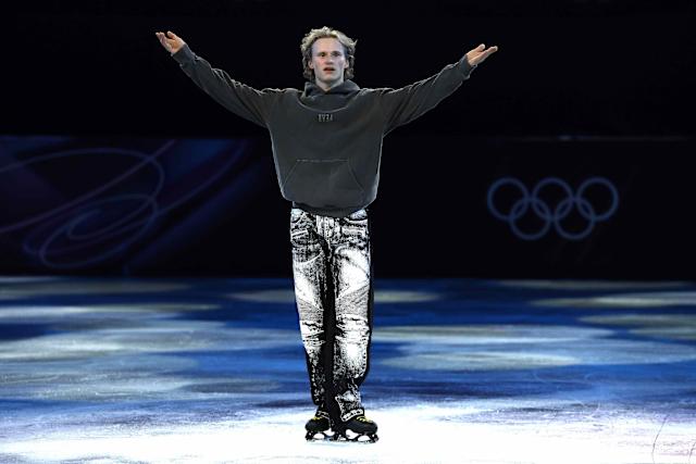 Ilia Malinin Makes Triumphant Return to Olympic Ice with Powerful Gala  Performance After Falling Short at Final - AOL