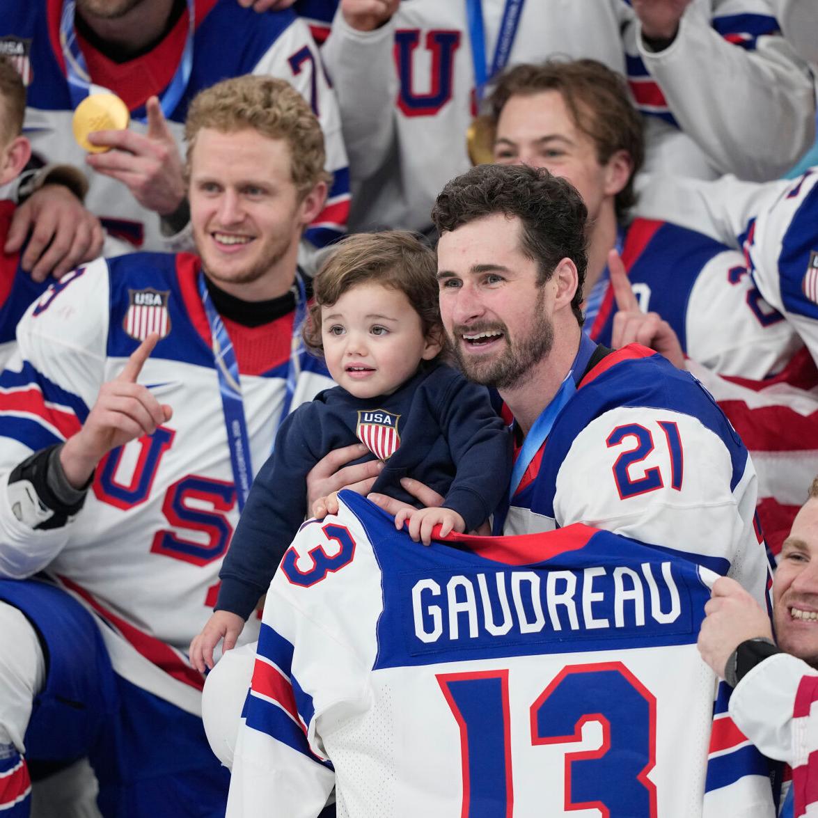 Johnny Gaudreau's children join the US Olympic gold medal celebration | Olympics | mdjonline.com