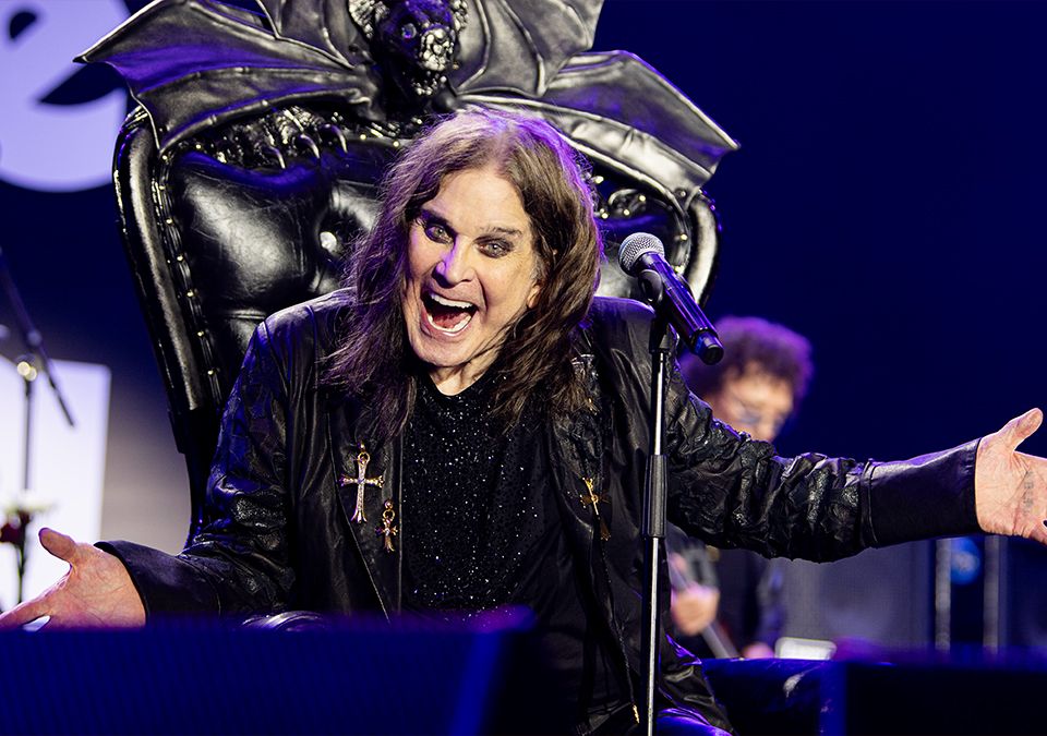 Ozzy Osbourne at the Back to the Beginning concert