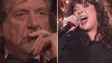 Robert Plant visibly moved as Ann Wilson sings Stairway to Heaven at the Kennedy Center Honors