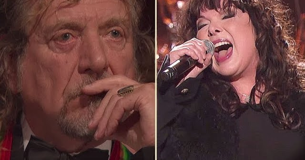 Robert Plant visibly moved as Ann Wilson sings Stairway to Heaven at the Kennedy Center Honors
