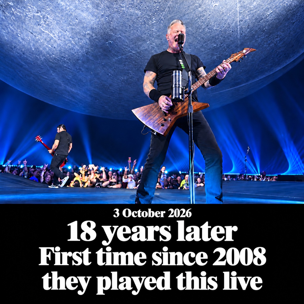 3 October 2026 — 18 years later — First time since 2008 they played this live